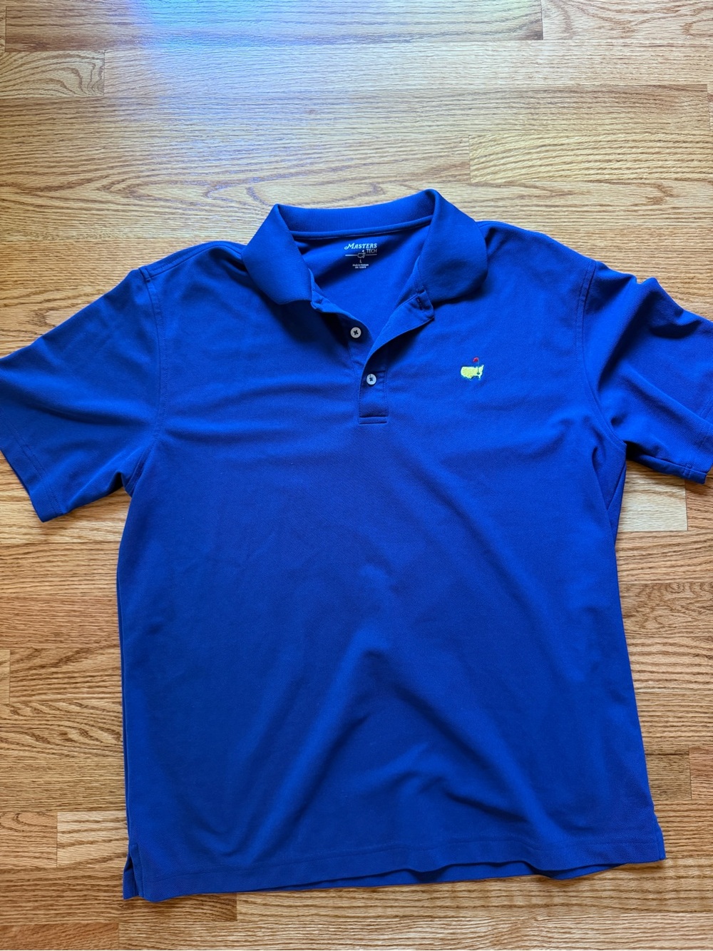 Masters Royal Blue Men’s Polo with Embroidered Logo